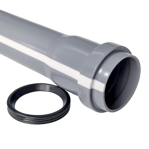 Труба ВК ПП  32х1,8х3000, серый,РТП