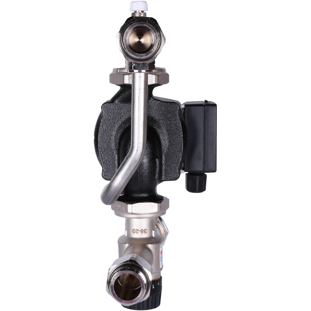 Насосно-смесительный узел STOUT с термостатическим клапаном 30-60°C, с насосом UPSO 25-65, 130 mm, SDG-0120-007001