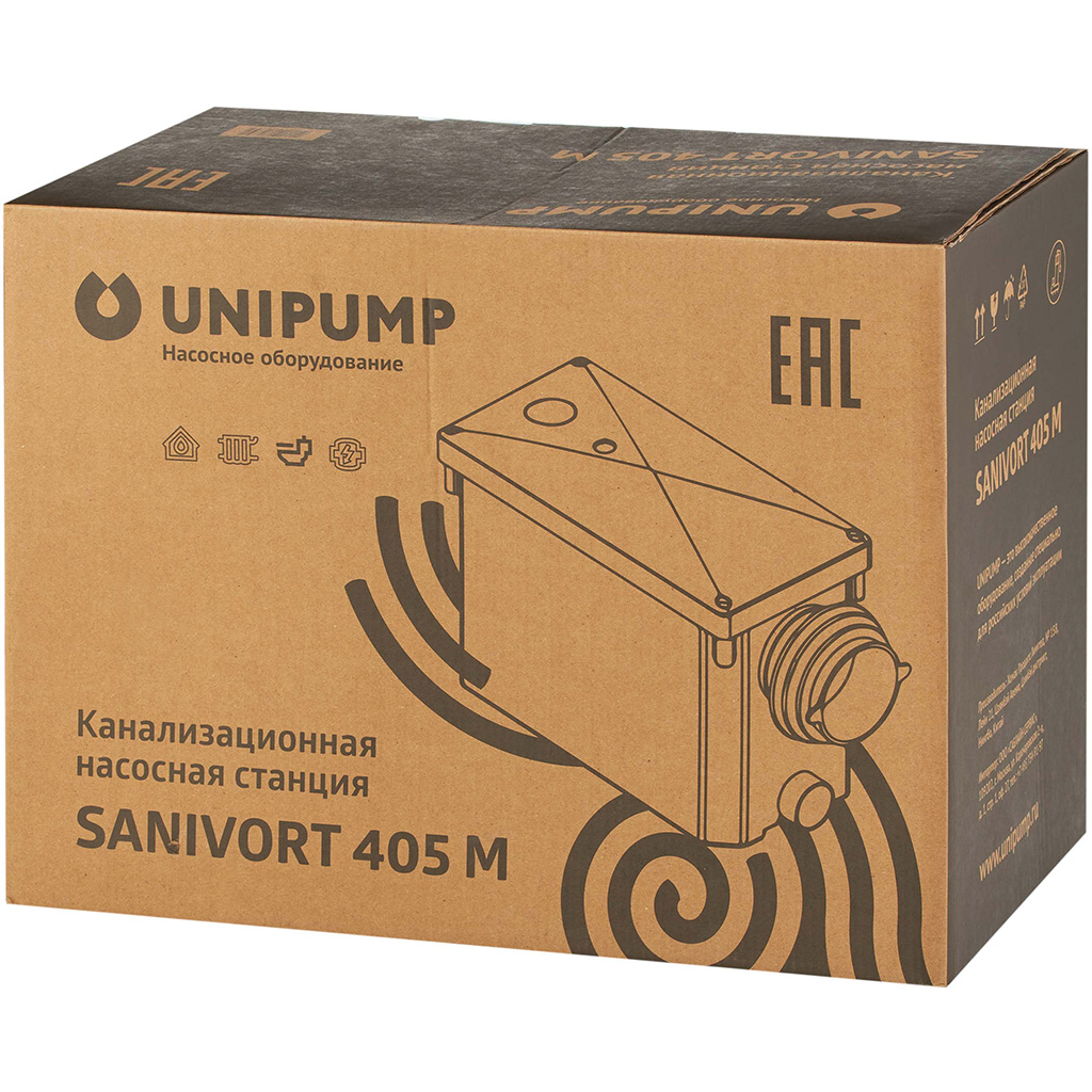 Канализационная насосная станция UNIPUMP SANIVORT 405 М, 62916