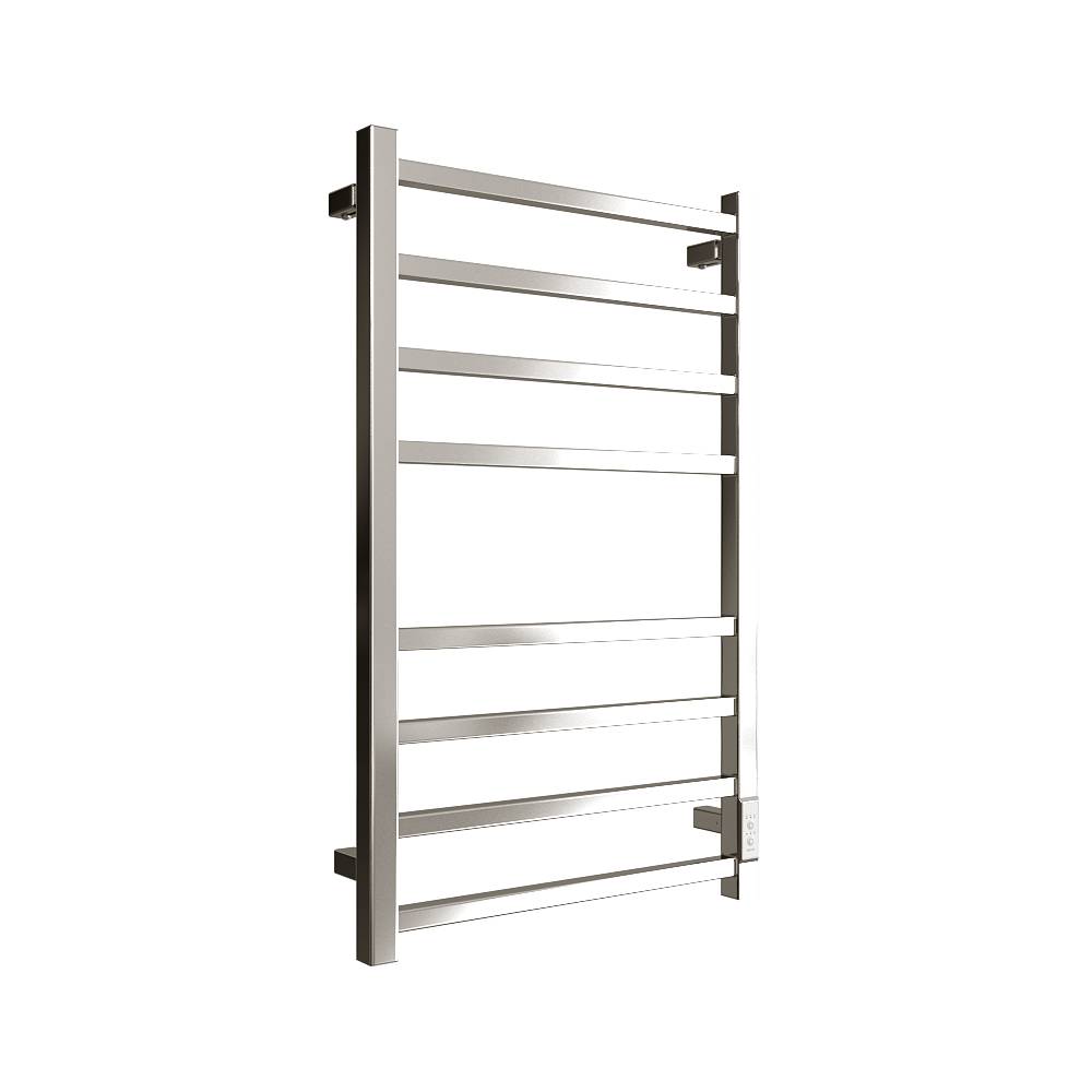 Полотенцесушитель STOUT электрический FORTE quadro 80*50 Полированный, SHQ-F1QQ-008050