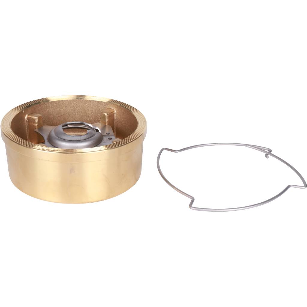 Клапан обратный осевой Tecofi Ду100 Ру16 межфланцевый из латуни, CA7441-0100