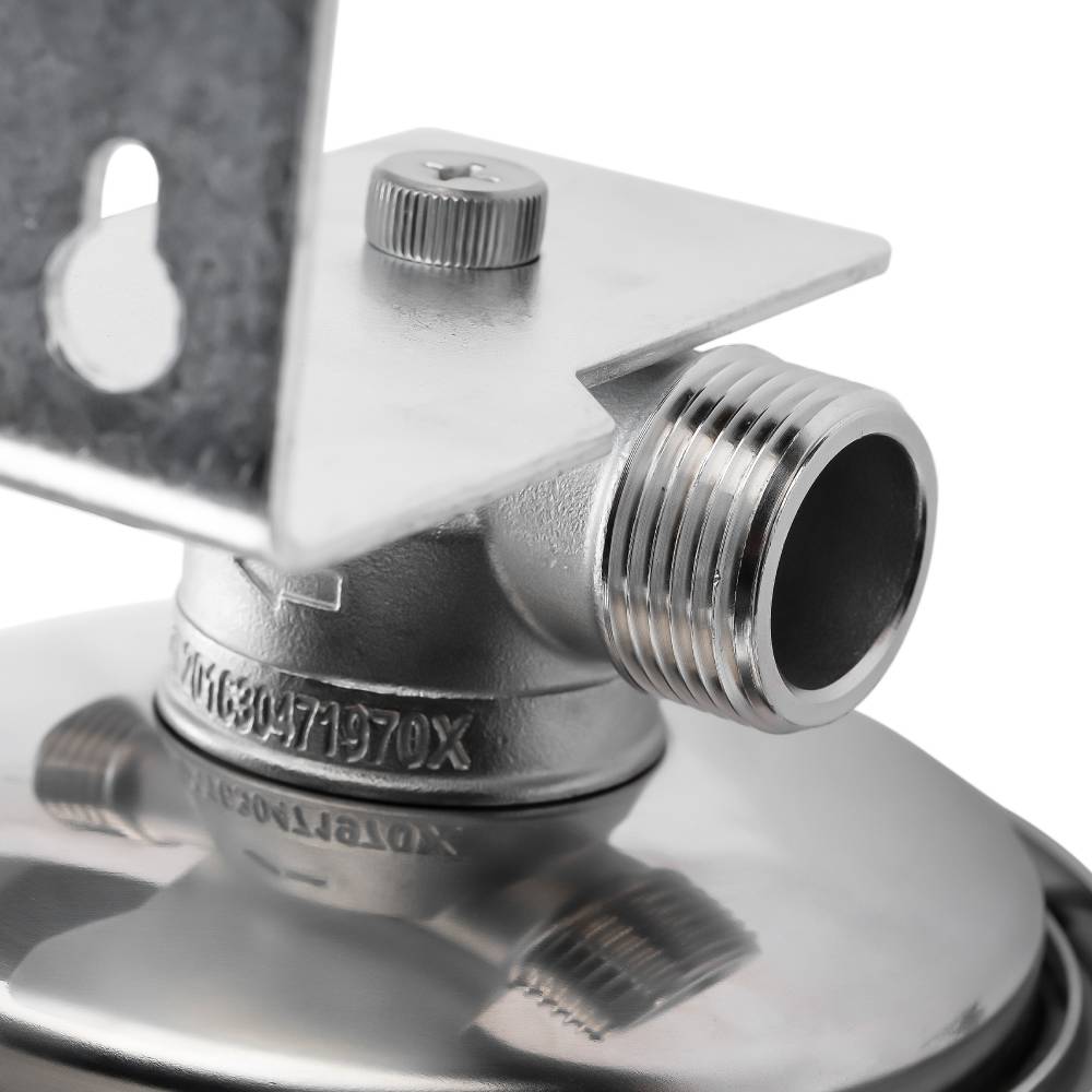 Корпус фильтра Гейзер премьер 20BB нерж. сталь для хол. и горячей воды со сливом 1, 50755