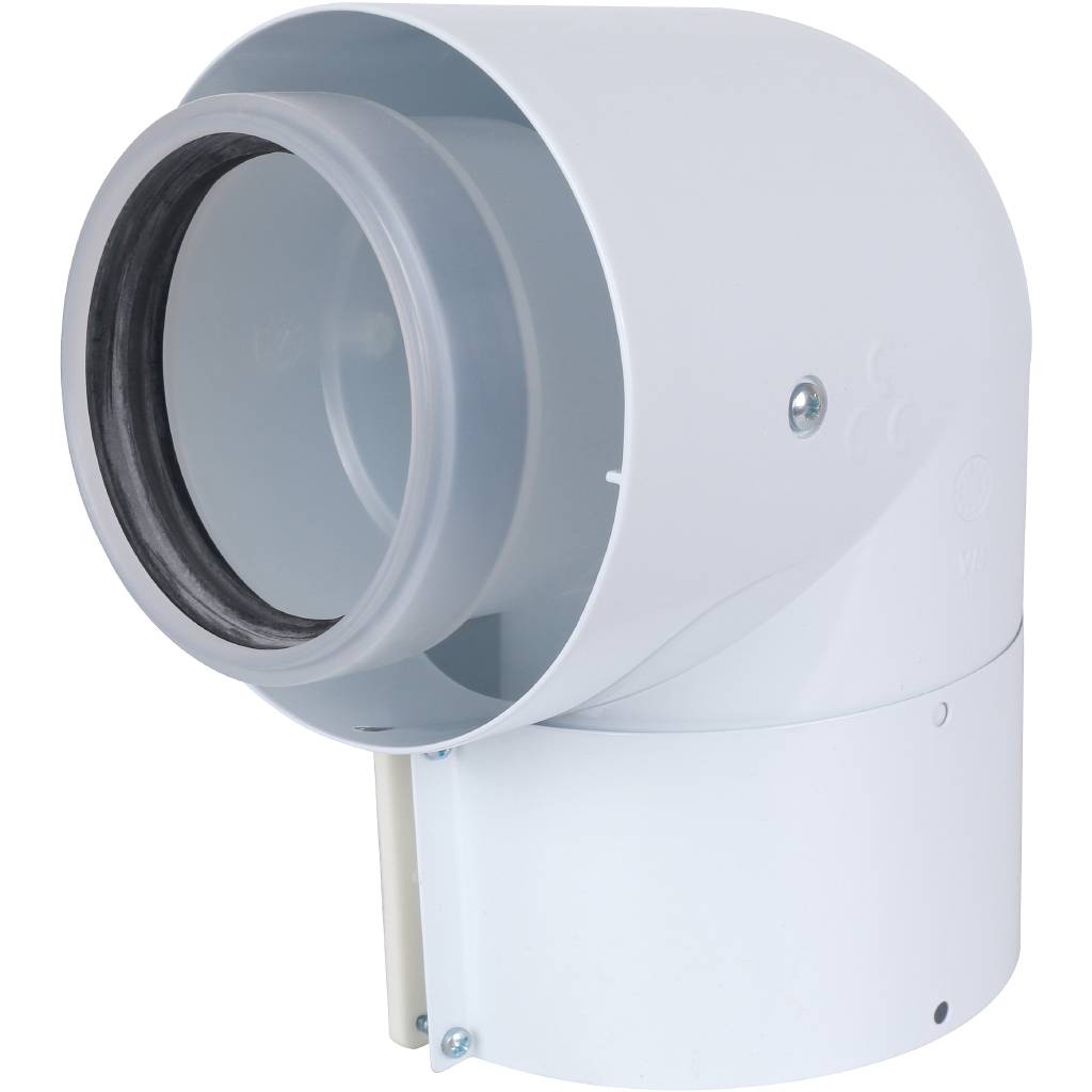 Отвод Vaillant для труб 80/125 мм. 87° РР