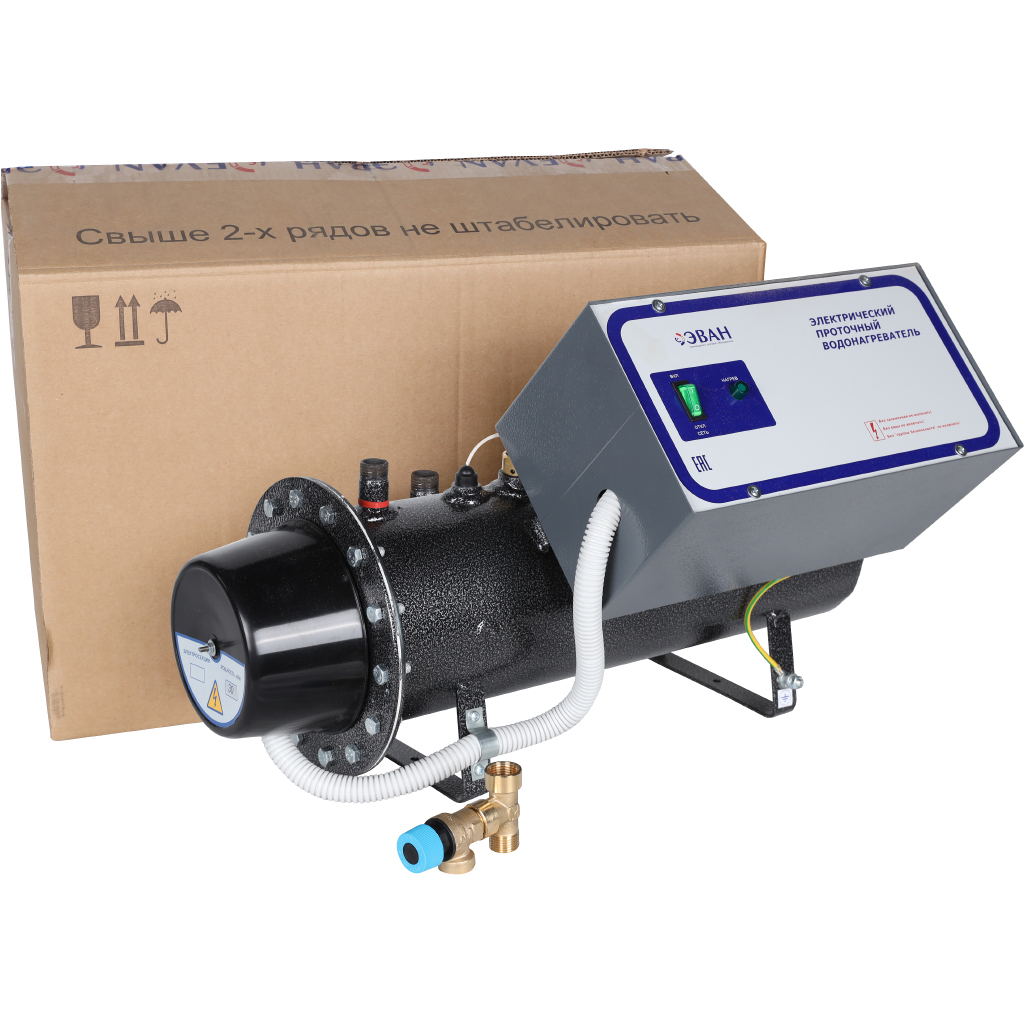 Водонагреватель ЭВАН ЭПВН-30 кВт проточный класс Стандарт-Эконом, 13041