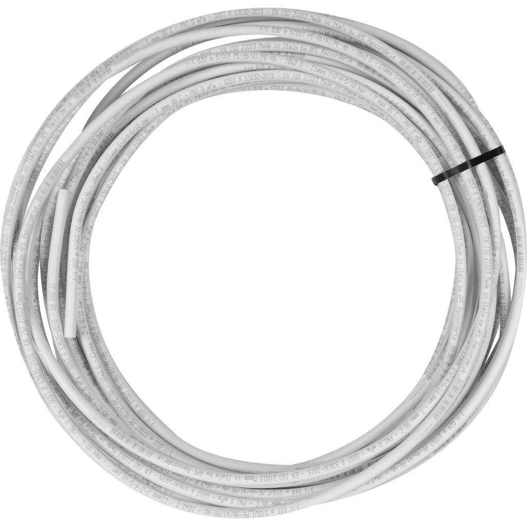 Труба STOUT PEX/al/PEX 16х2,0 (неполная бухта 20-39 метров), SPM-0002-021620