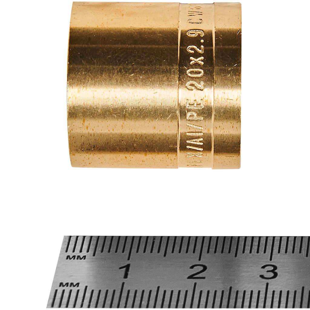 Монтажная гильза ROMMER 20 для труб из сшитого полиэтилена аксиальный