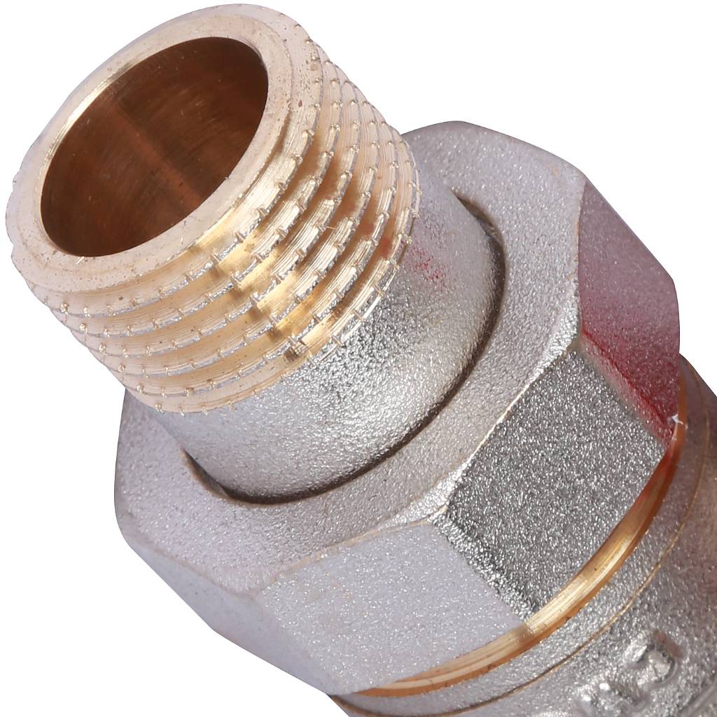 Кран шаровой ROMMER с американкой 1/2 ВН/НР, ручка бабочка, RBV-0005-0510215