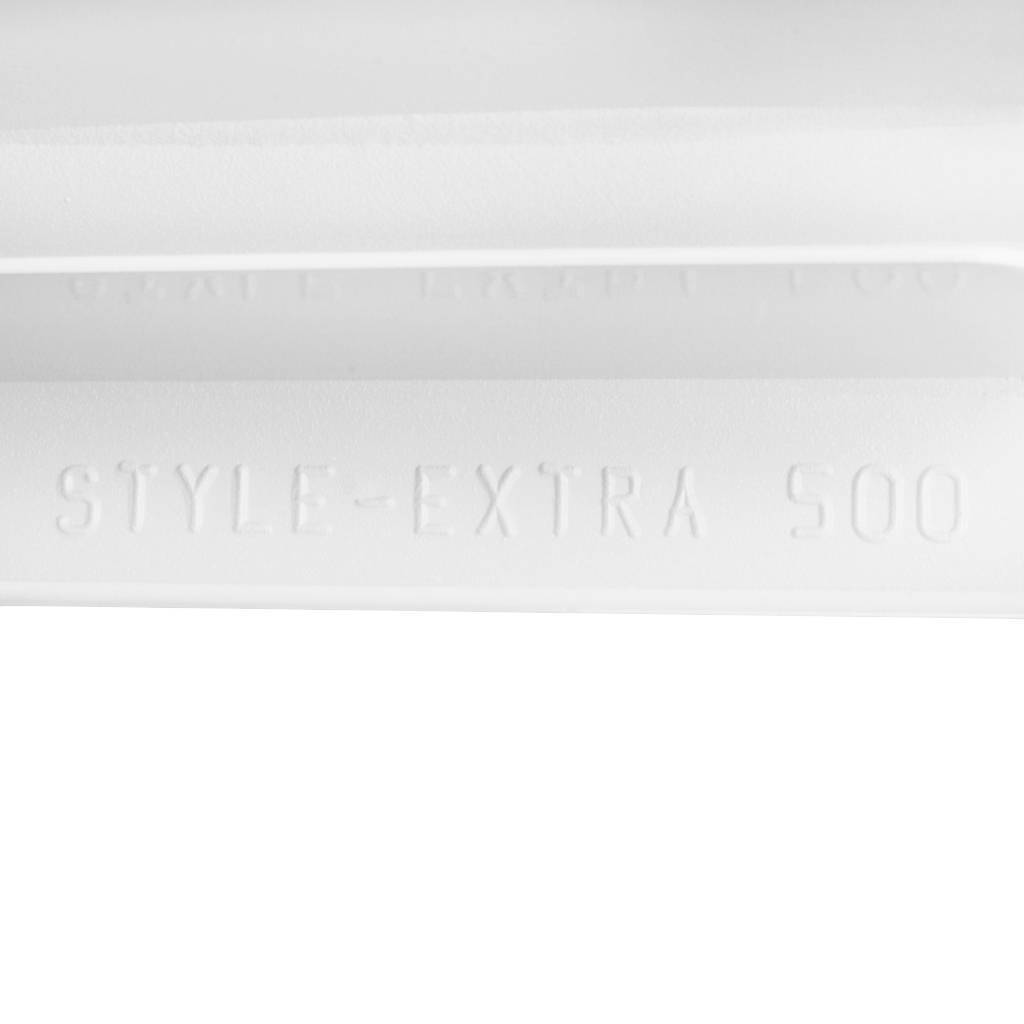 Радиатор биметаллический Global STYLE EXTRA 500 8 секций нижнее правое подключение (белый RAL 9010), STE05001008/DS