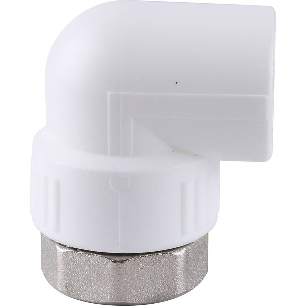 Угольник Kalde с накидной гайкой для полипропиленовых труб 25х1, 3222-tue-251000