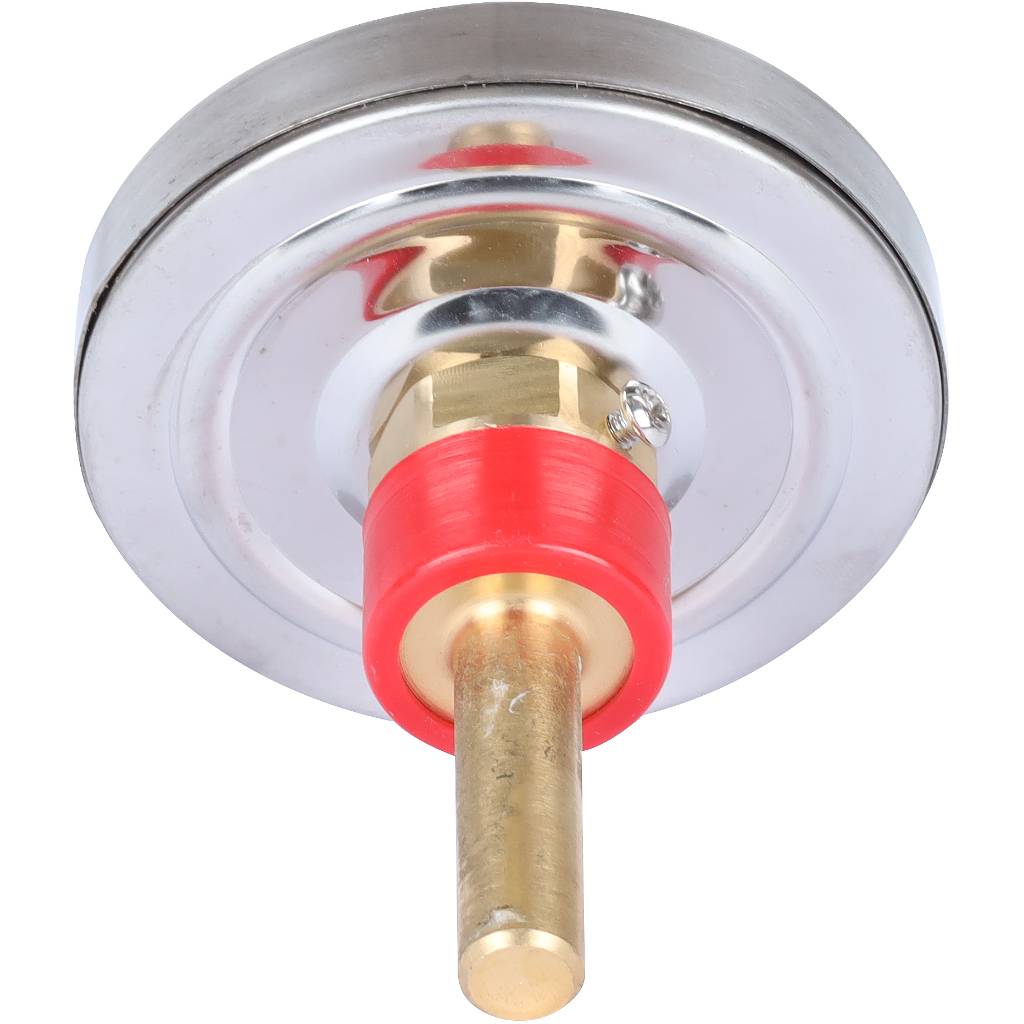 Термометр биметаллический погружной РОСМА 63 мм c гильзой 120 градусов 1/2 осевой шток 46х6 мм БТ-31.211