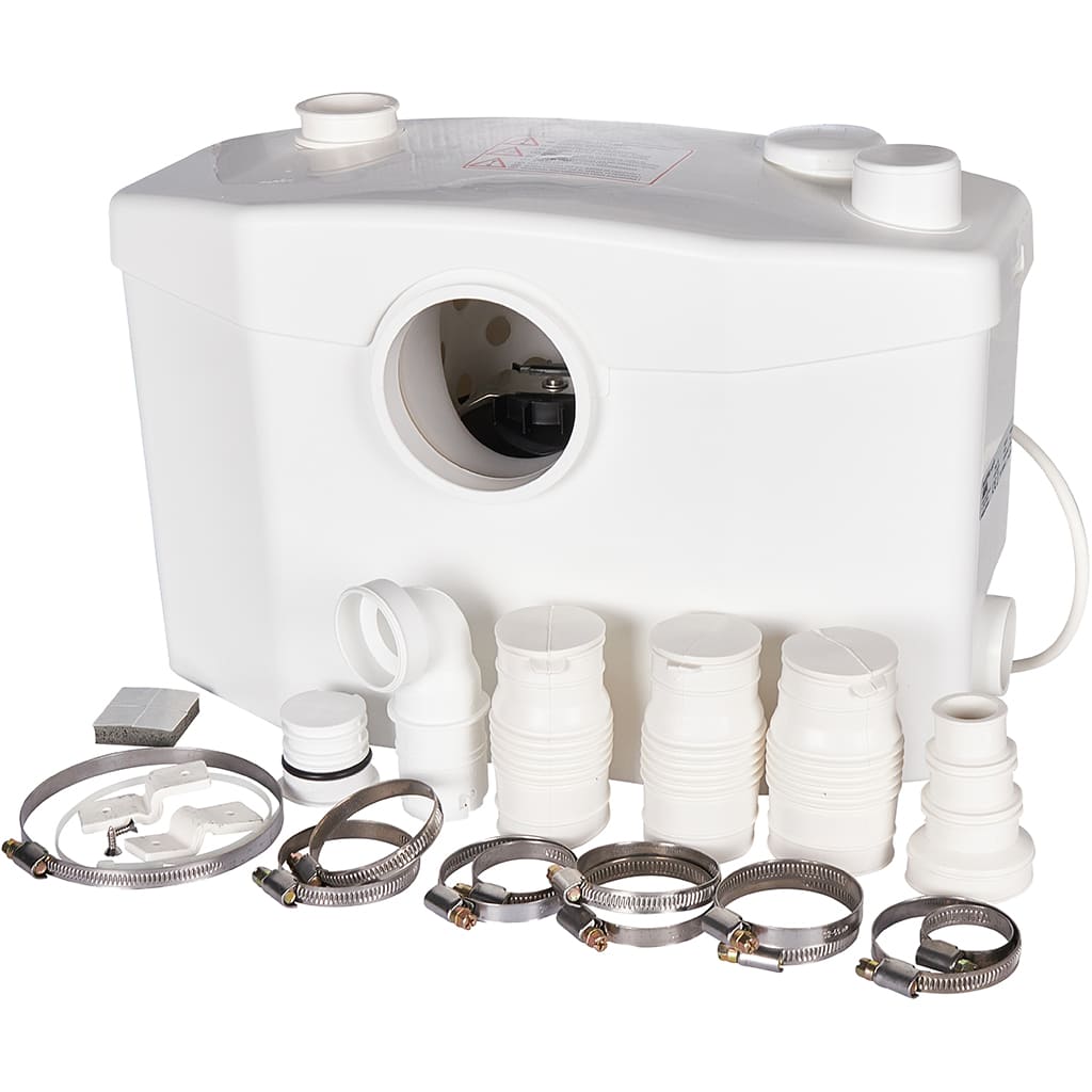 Малошумный канализационный насос SFA SANIPRO XR с измельчителем, 4 подкл, Tmax-50°C, P30