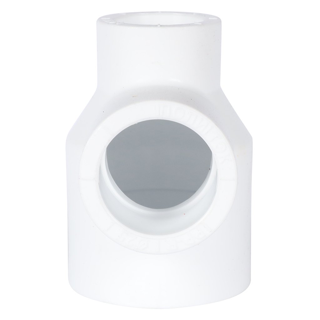 Тройник переходной Политэк 32х25х20 для полипропиленовых труб под сварку (цвет белый), 9300322520