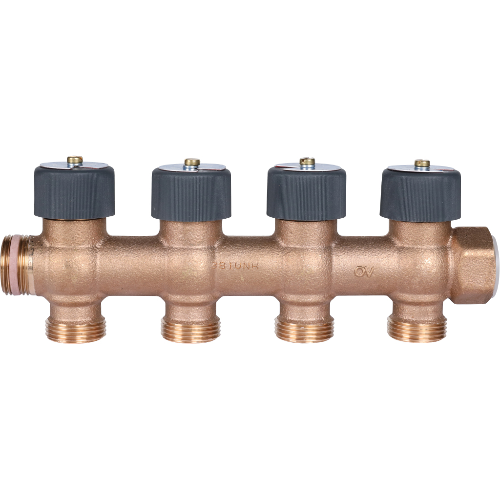 Коллектор для водоснабжения Oventrop Multidis R 3/4 х 3/4е/к 4-выхода