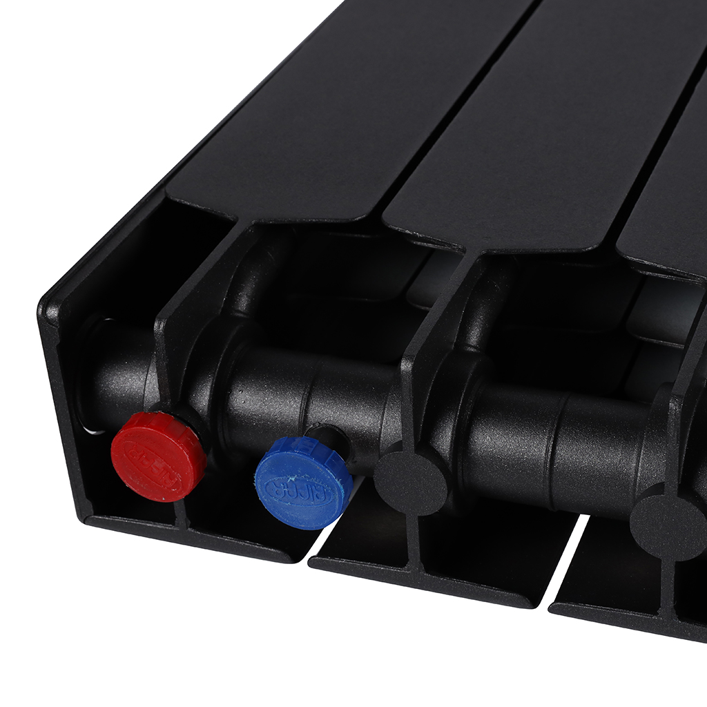 Радиатор биметаллический RIFAR SUPReMO VENTIL 500 SVR 14 секций нижнее правое подключение (Цвет АНТРАЦИТ), 4RS50.VR-14-AN