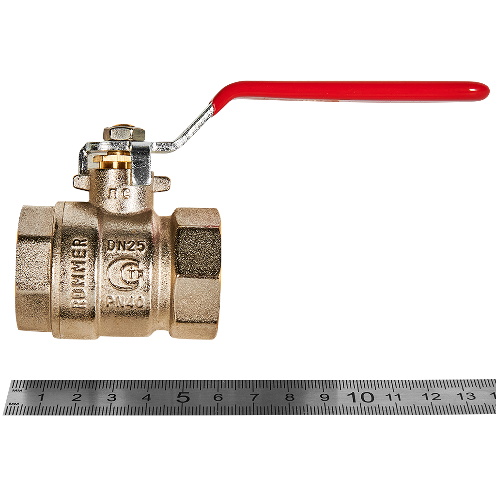 Кран шаровой ROMMER ВР/ВР, ручка рычаг 1