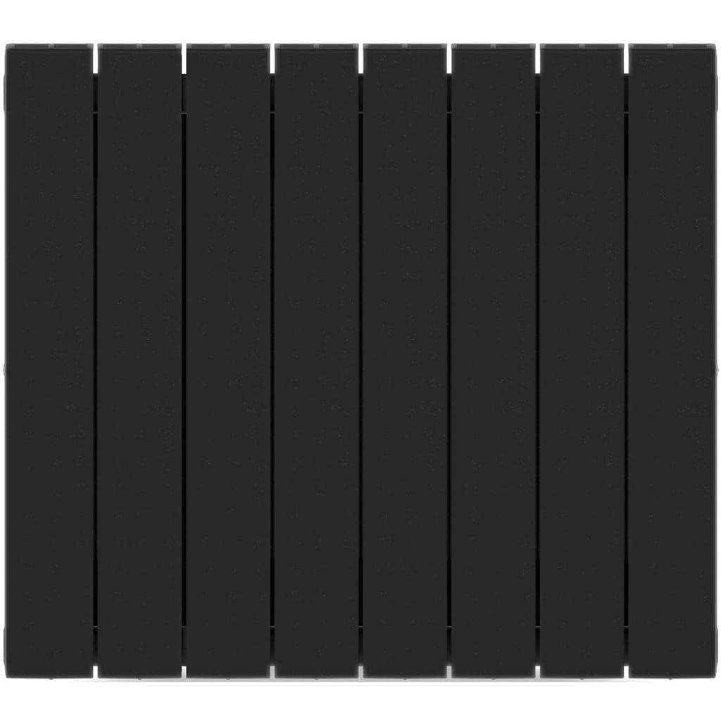 Радиатор биметаллический RIFAR SUPReMO 500 8 секции боковое подключение (Антрацит), 4RS50-8-AN