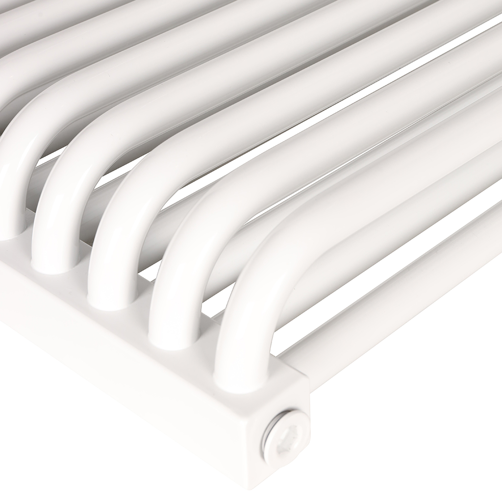 2-х трубчатый стальной радиатор ROMMER RST 2050/14 секций боковое подключение RAL9016, RST-205014-010