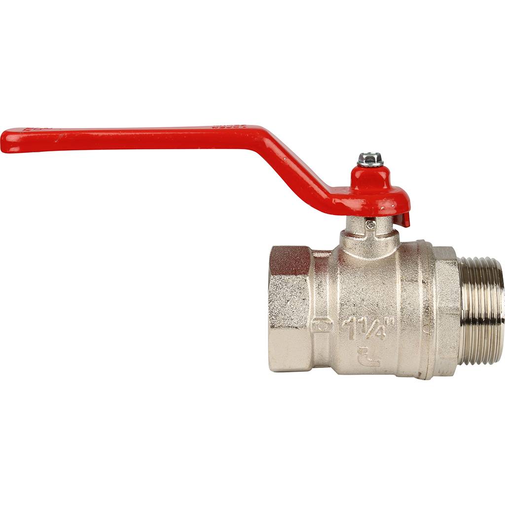 Кран шаровой Itap VIENNA 117 1 1/4 муфта/резьба стандартный проход (рычаг), 56839