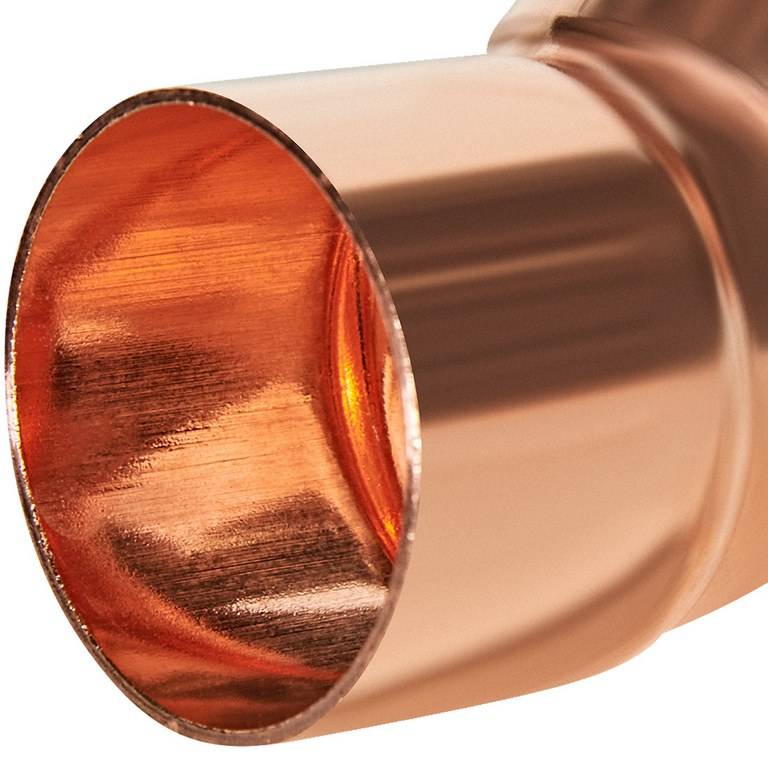 Отвод JINTIAN 45° ВП-ВП 35 из меди 35 под пайку, JT-1504135