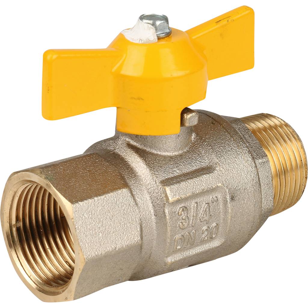 Кран шаровый Itap LONDON 069 3/4 HP-BP полнопроходной, ручка-бабочка, 26081