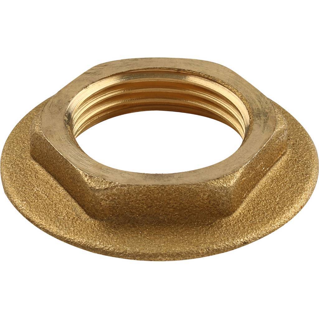 Контргайка TIEMME с фланцем 3/4 для стальных труб резьбовой, 1500191