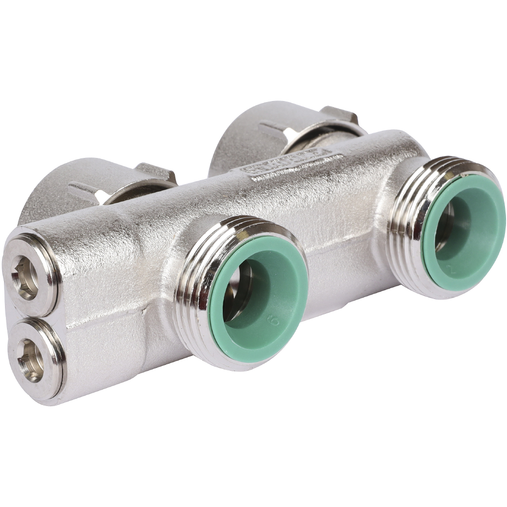 Перекрестный узел подключения Meibes Тип D2/50 прямой, 3/4 BPx3/4 HP 5/25, F10078