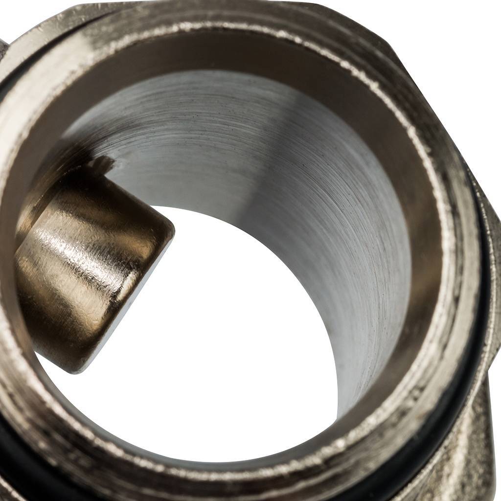 Никелированный фитинг LUXOR CR 499 (с термометром для коллектора CD, 1 ), 68503428(68559803)