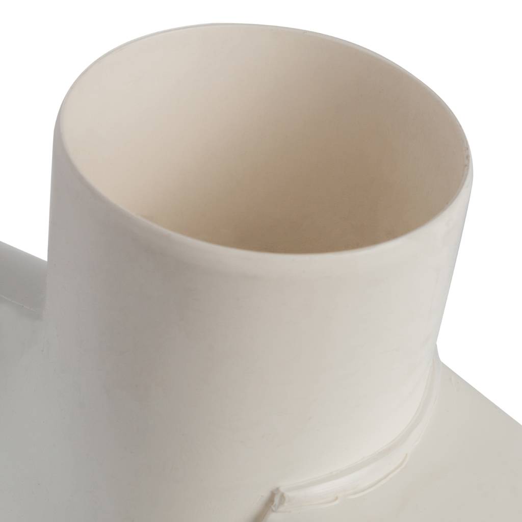 *SCA-8080-121090 STOUT Элемент дымохода конденсац.угол 87° DN80 м/п PP-FE с кронштейном