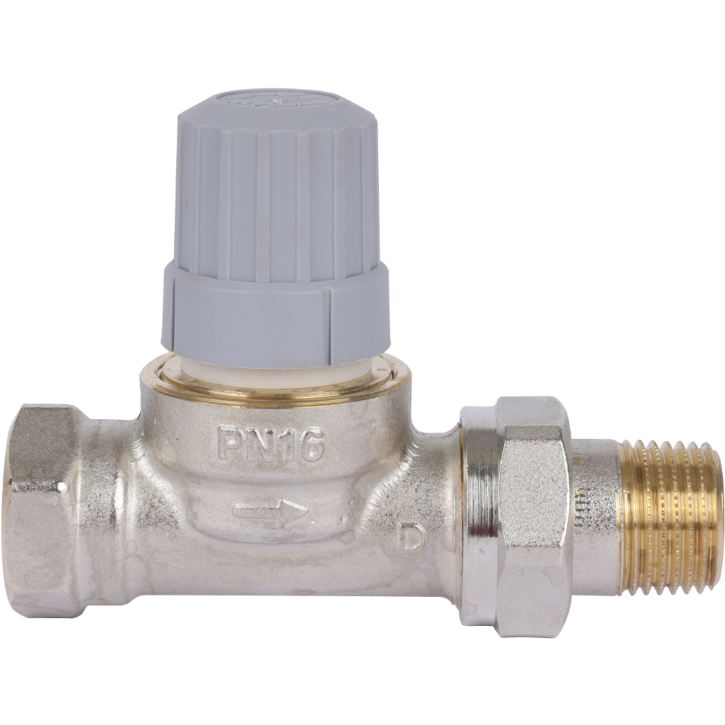 Клапан прямой Danfoss RA-G для однотр. насосной и двухтр.систем отопления Д 15 мм, 013G1675(013G7024)