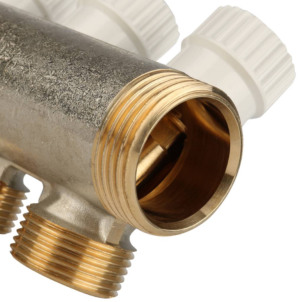 Коллектор распределительный STOUT 1, 4 отвода 3/4 ЕК