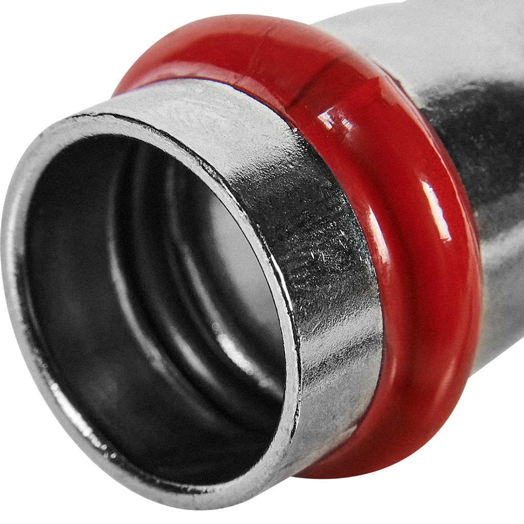 Муфта ROMMER равнопроходная, 18, из нержавеющей стали прессовой