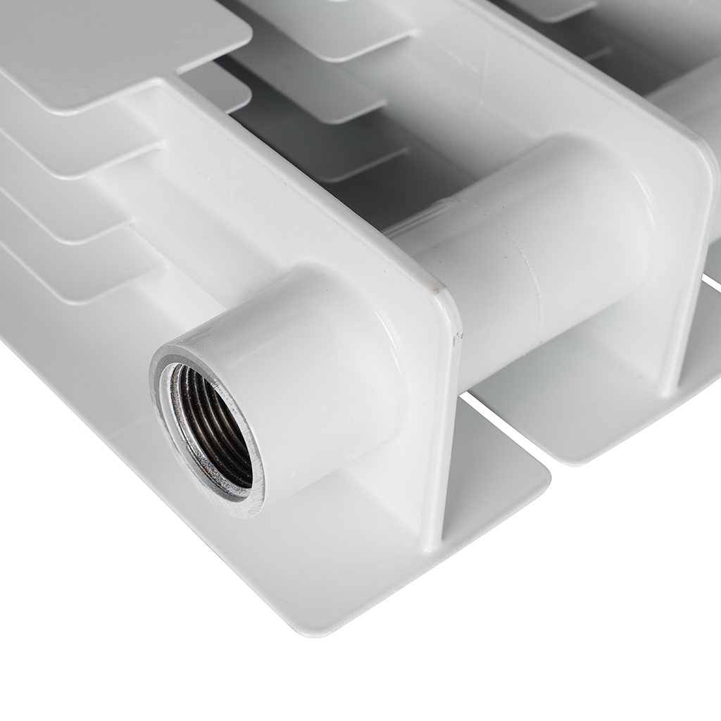 Радиатор биметаллический STOUT ALPHA 500 4 секций боковое подключение (белый RAL 9016), SRB-2310-050004