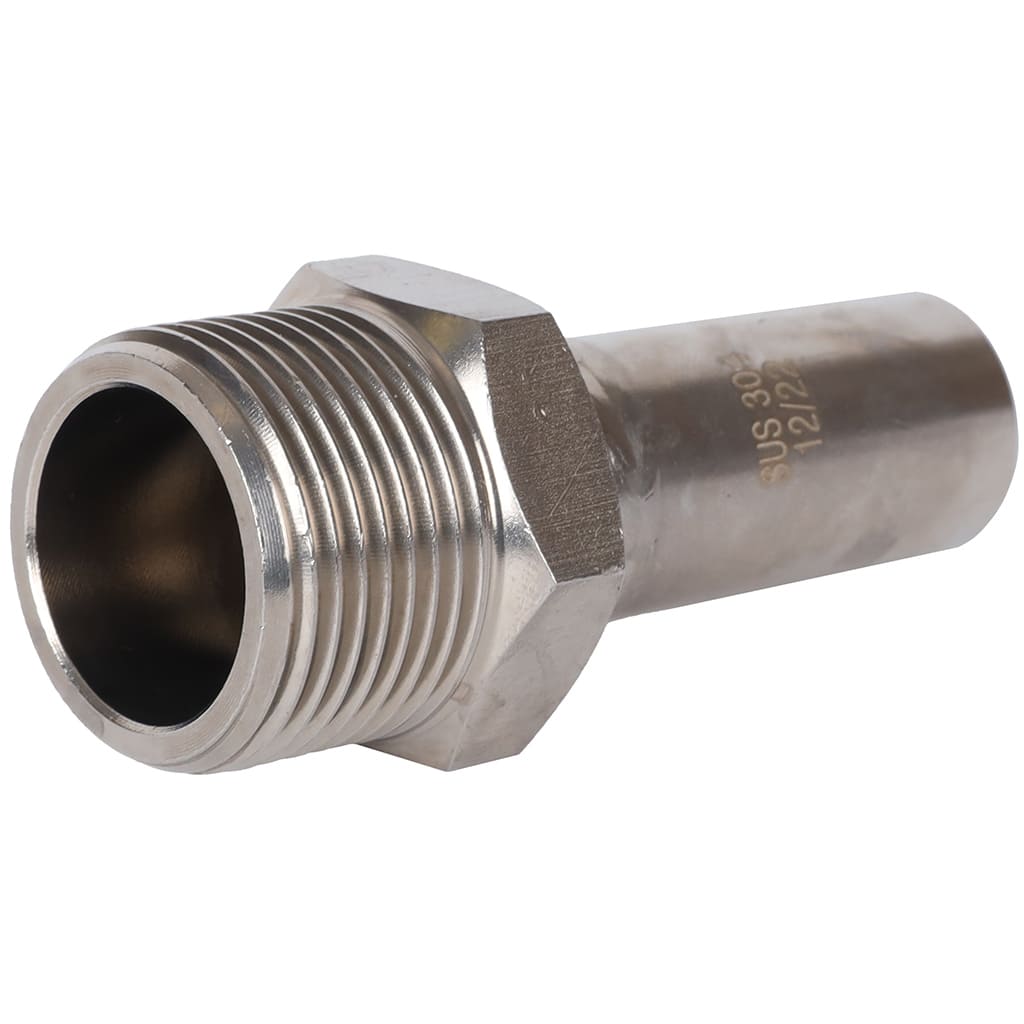 Вставка ROMMER переходная НПр-НР, 18х3/4, из нержавеющей стали прессовой, RSS-1024-001834