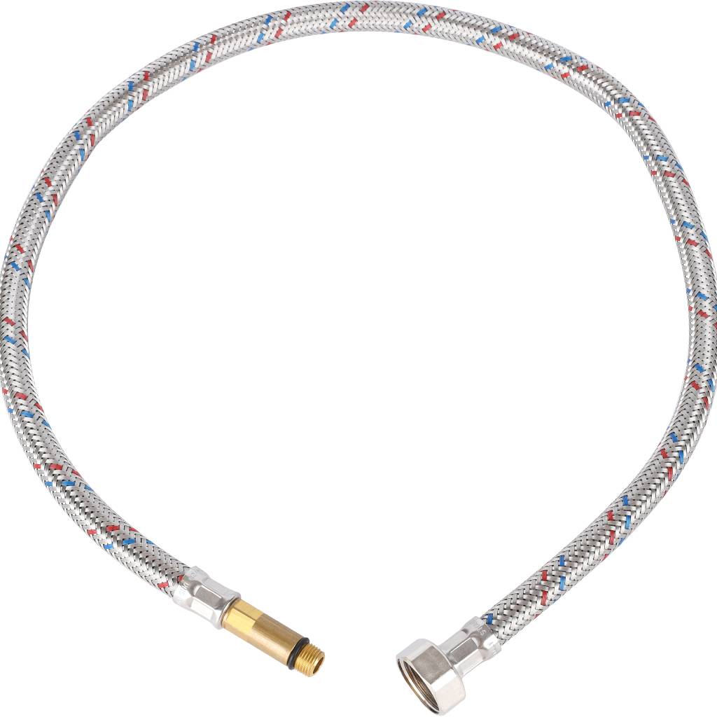 Гибкая подводка для воды STOUT M 10 (35мм) х ВР 1/2, длина 800 мм, SHF-0048-351015