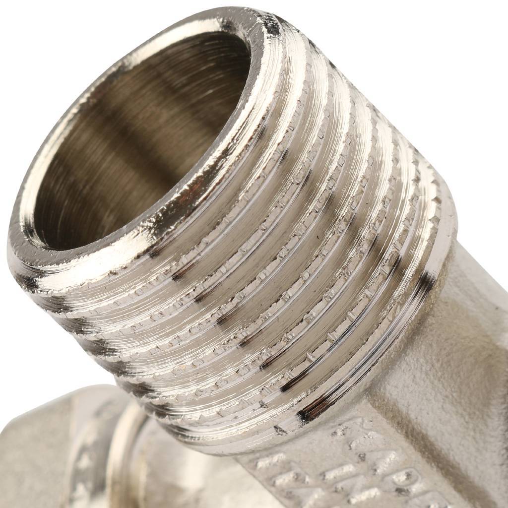 Тройник TIEMME с наружной резьбой (16х2.0х1/2) для металлопластиковых труб винтовой, 1600038