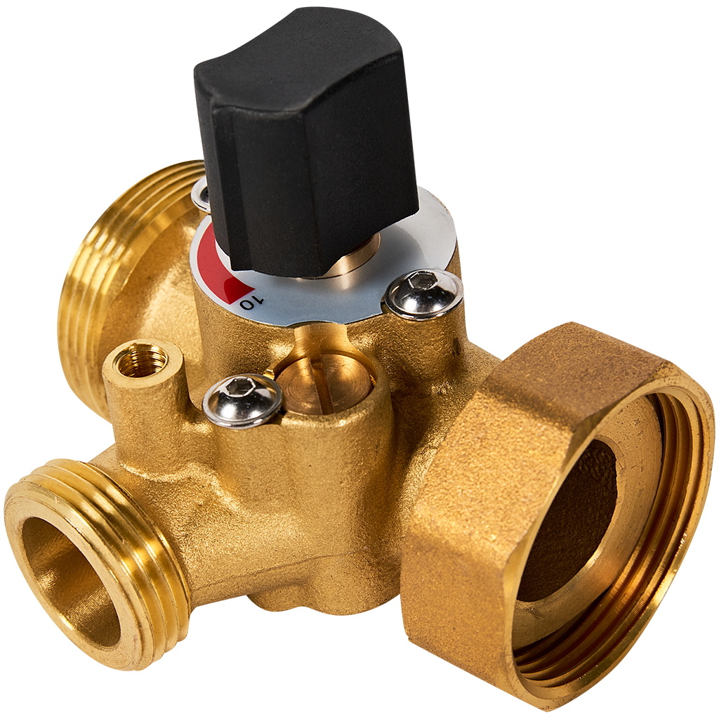 Клапан смесительный 3-ходовой ROMMER для привода для группы RDG-1003, левый