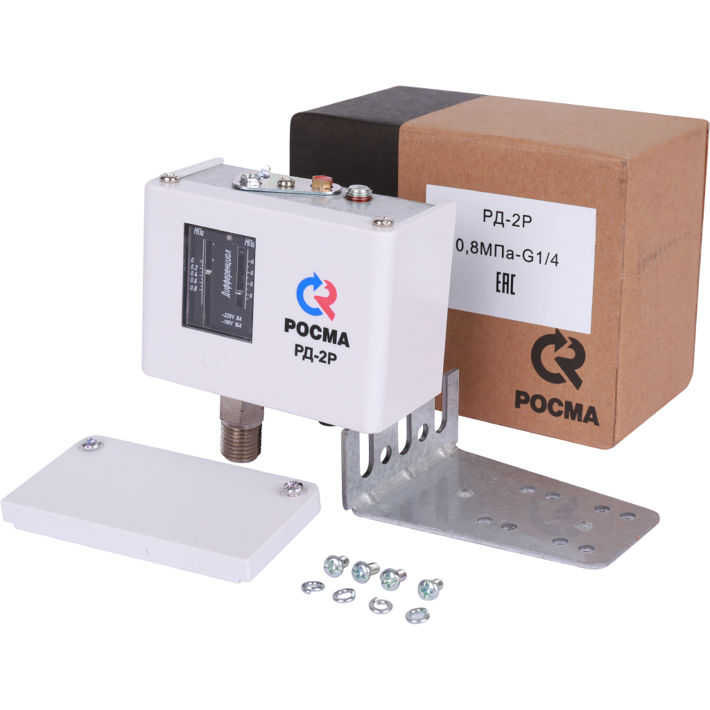 Реле давления РОСМА РД-2Р-0.8 МПа 1/4