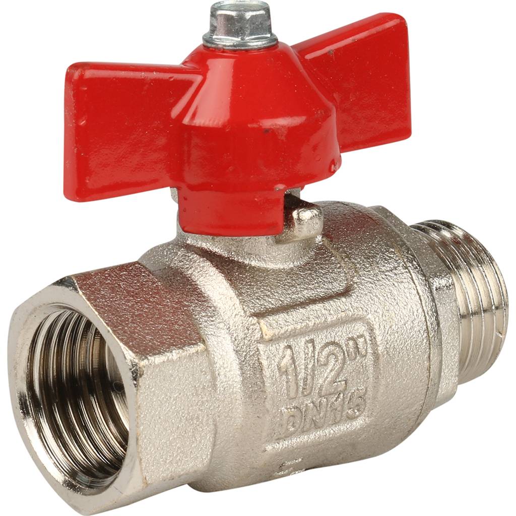 Кран шаровой Itap VIENNA 119 1/2 муфта/резьба стандартный проход (бабочка), 39368