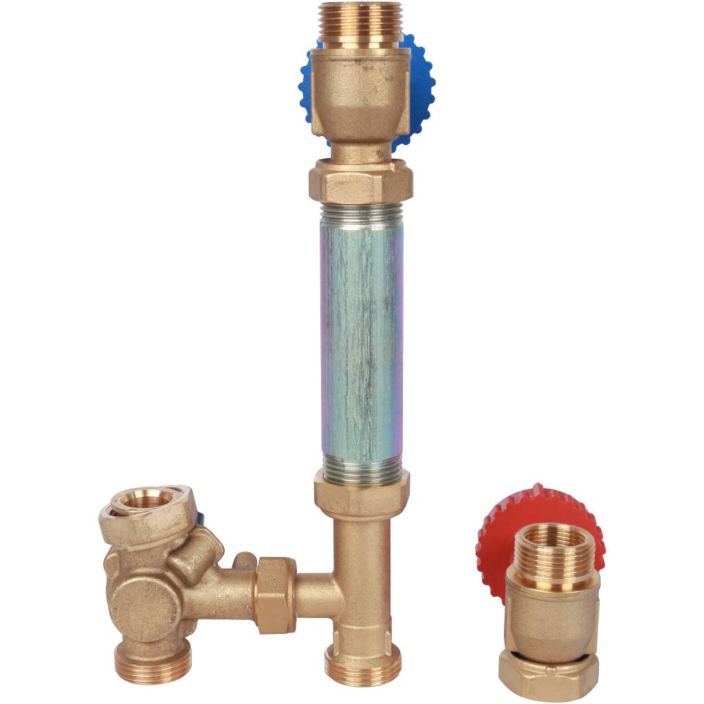 Насосная группа STOUT SDG-0007 с 3-х ходовым приводным смесителем 3/4 без насоса, SDG-0007-002001