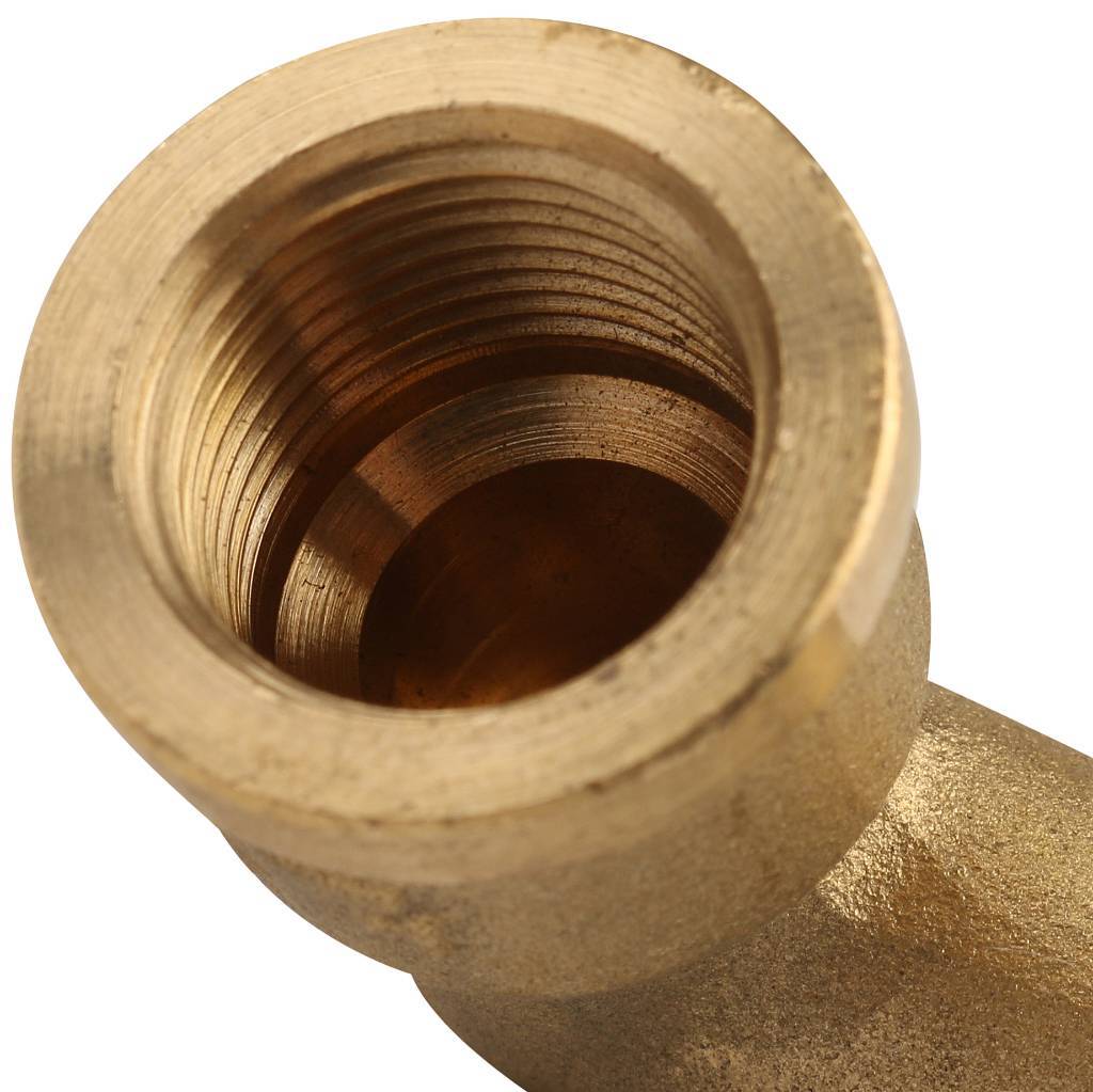 Угольник TIEMME HB 3/8x3/8 для стальных труб резьбовой, 1500173