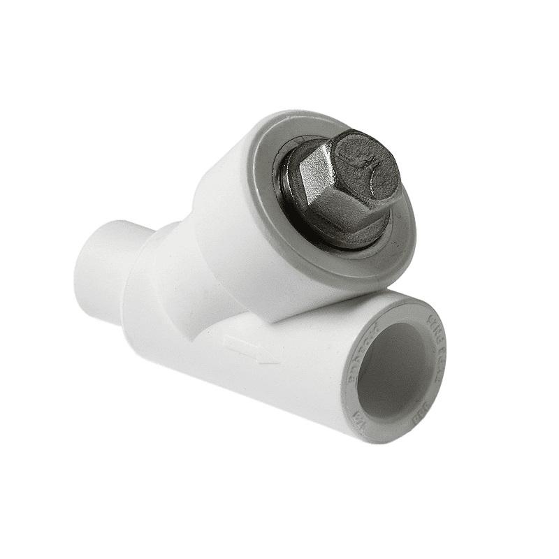 Фильтр сетчатый косой Pro Aqua d= 32 PP-R Н-В Белый, PA450012