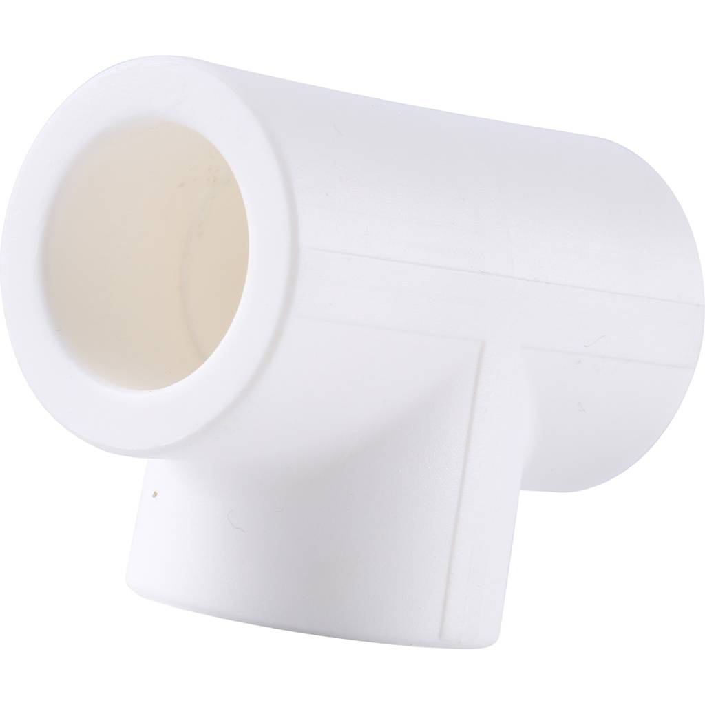 Тройник Kalde d=20 для полипропиленовых труб под сварку (цвет белый)