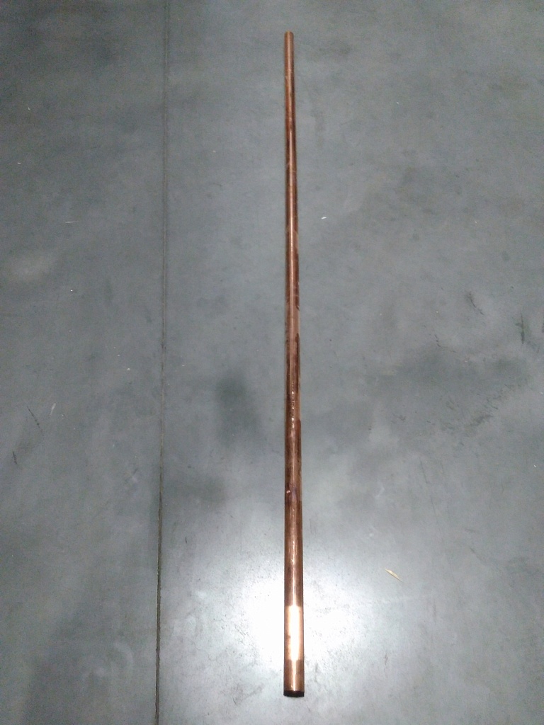 Уцененный товар (вмятины): Труба медная неотожженная HAILIANG D 42 х 1,0 EN 1057, в штангах по 2,5 м, HLPH420010025