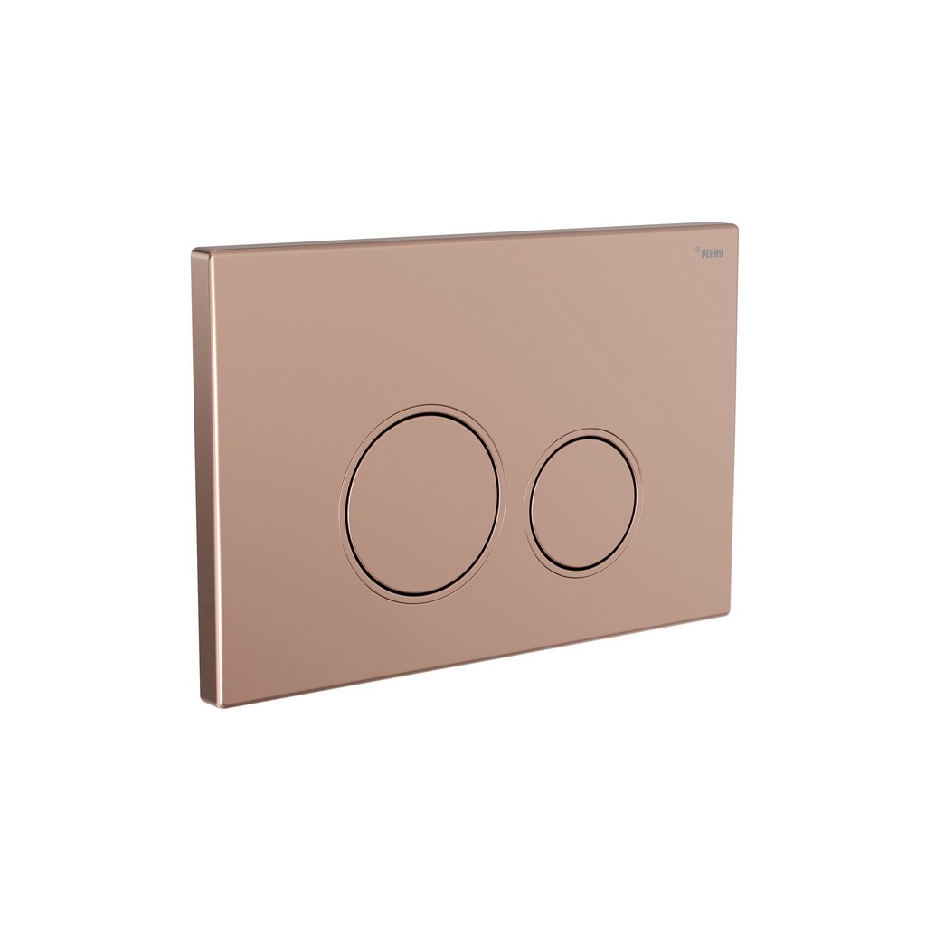 Панель смыва РЕХАУ NOVA ORB 001 с круглыми клавишами, пластик, розовое золото, матовый, 19102261001