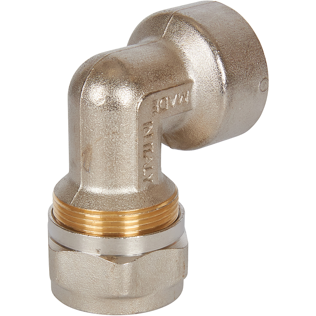 Угольник-переходник STOUT с внутренней резьбой 1 x26 для металлопластиковых труб винтовой, SFS-0007-000126