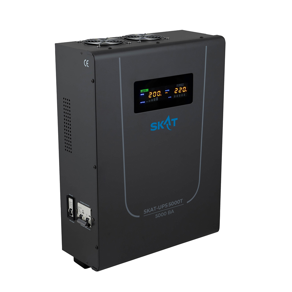 Источник питания Teplocom SKAT-UPS 5000T Line-Interactive 220В, 5000ВА, работает от 1 внешней АКБ, 4550