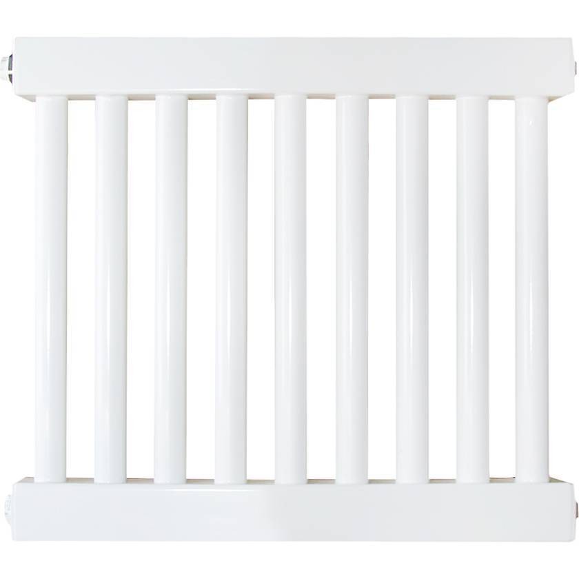 Трубчатый стальной радиатор КЗТО РС 1-500-9 секций 1/2 боковое подключение RAL9010, РС1500912RAL9010