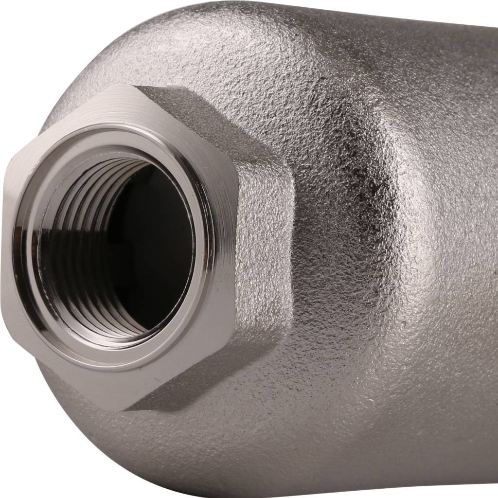 Фильтр с манометром TIEMME 3/4 со сгонами, с латунной колбой, промывной, 3130003