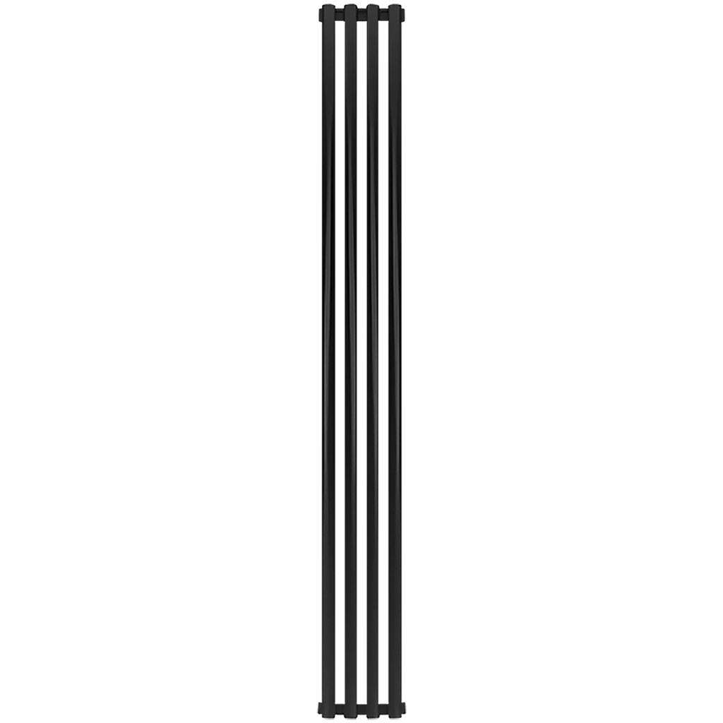 Радиатор алюминиевый STOUT Tonale 1800 4 секции универсальное подключение (черный), SRA-2120-18000704