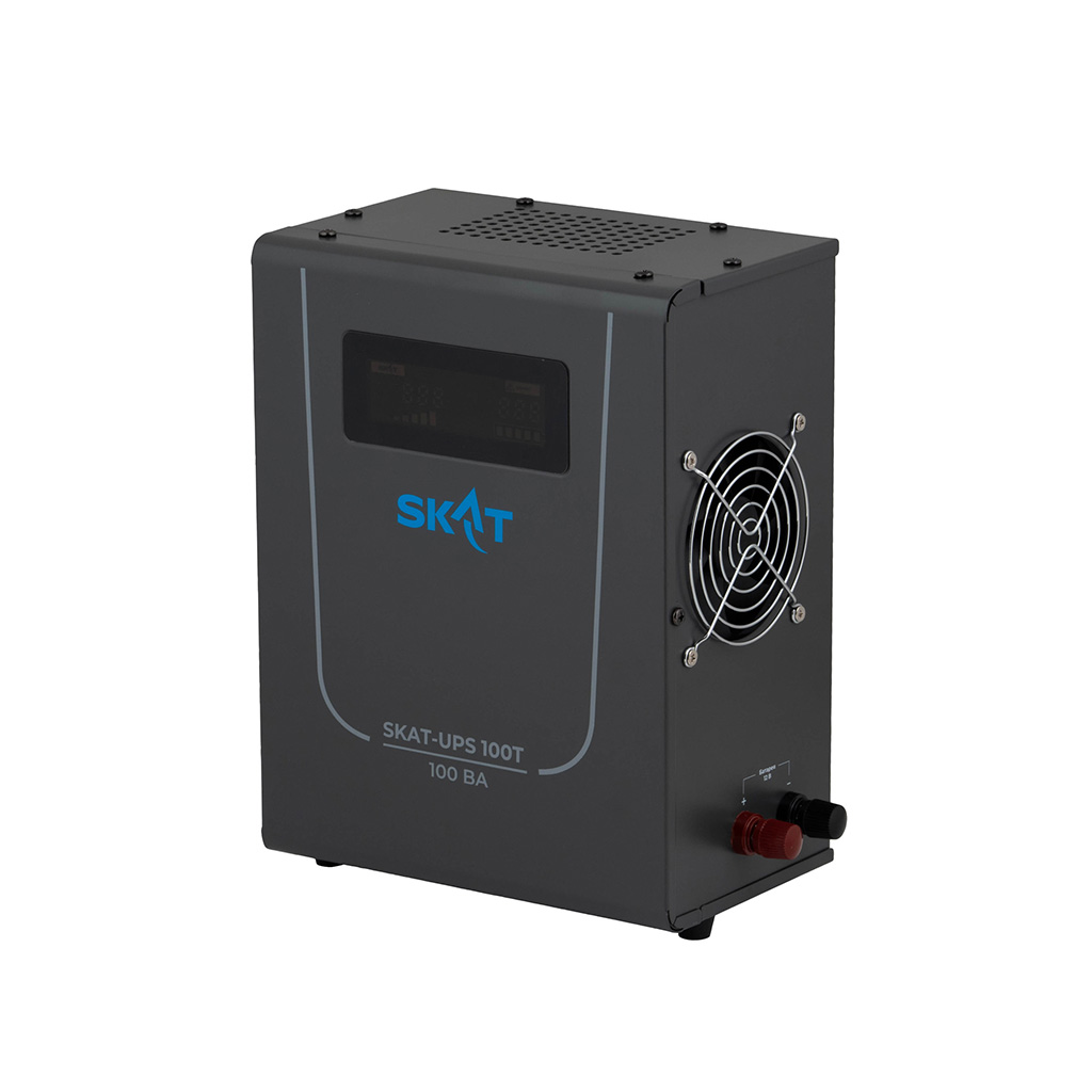 Источник питания Teplocom SKAT-UPS 100T Line-Interactive 220В, 100ВА, работает от 1 внутренней/внешней АКБ, 4543